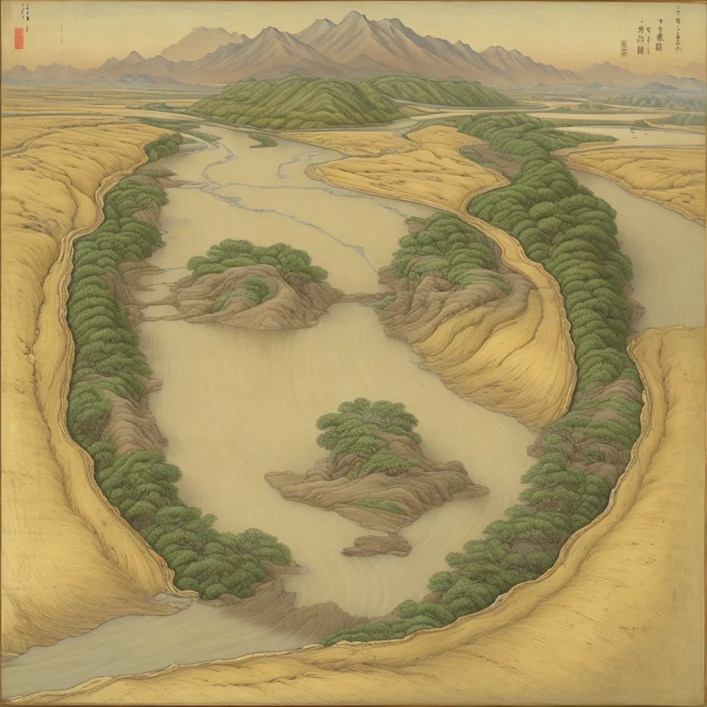 1160 - Water Album - The Yellow River Breaches its Course Ma Yuan